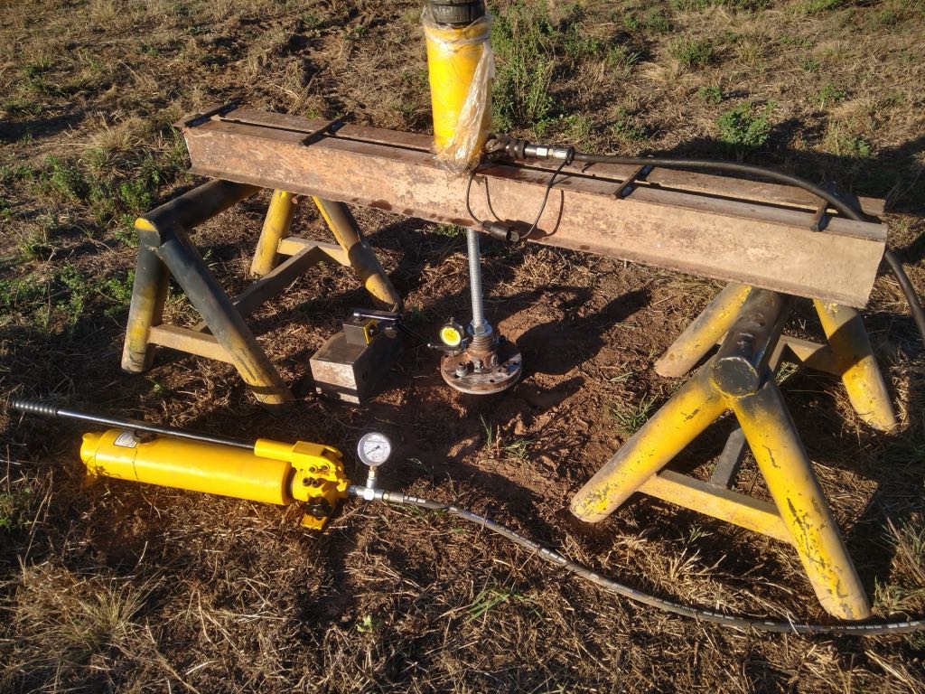 Ensayos de tracción · Parque Solar Agroimperio